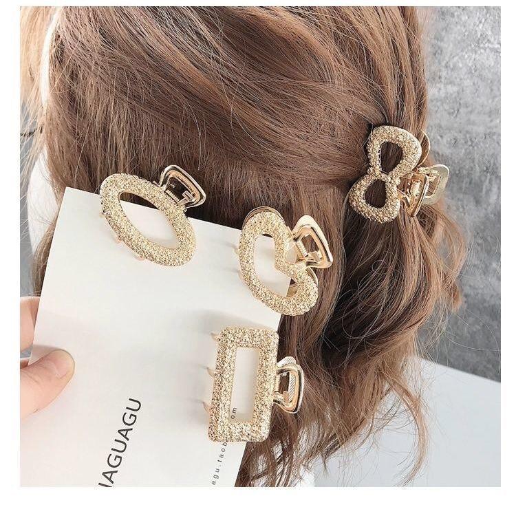 HOT TREND Kẹp càng cua mạ màu vàng sang trọng Hàn Quốc Tatitava