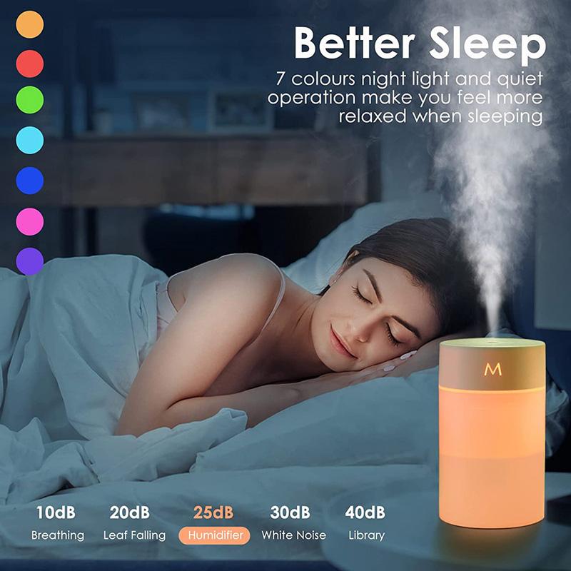 2 Chiếc 260Ml Máy Phun Sương Tạo Độ Ẩm Mát Sương USB Humidificator Phun Sương Tạo Cho Xe Ô Tô Văn Phòng Phòng Du Lịch Và Tinh Dầu Cây máy Khuếch Tán Tinh Dầu