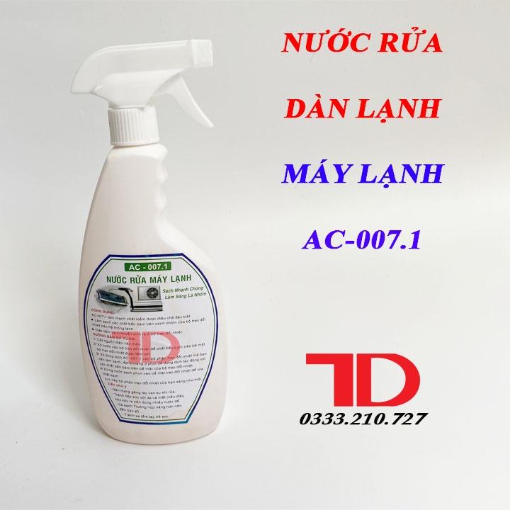 Nước rửa dàn lạnh ô tô AC - 007.1 Điện Lạnh oto Thuận Dung