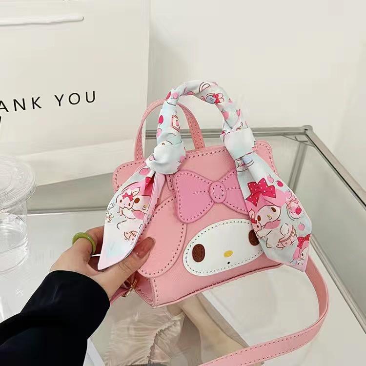 Set nguyên liệu tự làm túi xách nữ My Melody Sanrio character handmade khâu tay DIY bằng da PU dễ thương