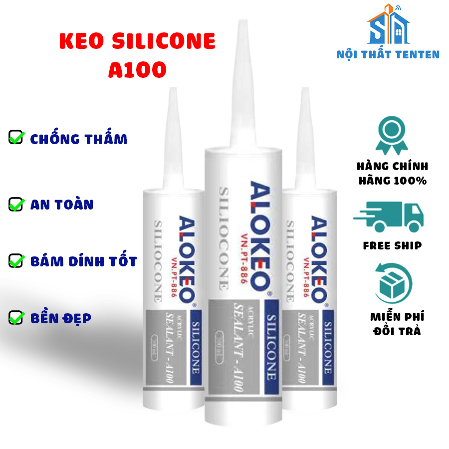 Keo silicone alokeo A100