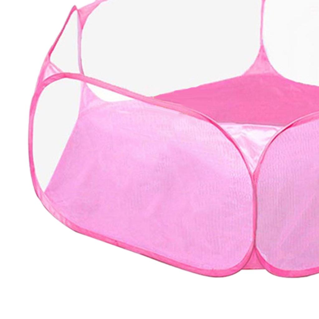 3Pcs Breathable Foldable Small Pet Playpen Cage Tent Fence for Reptiles
