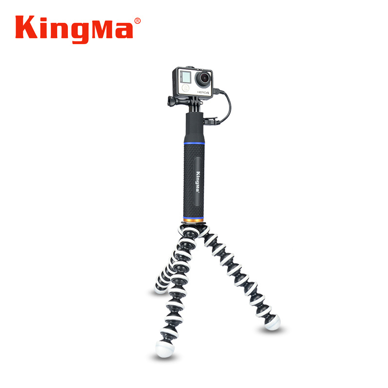 Gậy KINGMA kiêm sạc dự phòng cho máy quay hành động GoPro, Sjcam, Yi Action, Osmo Action