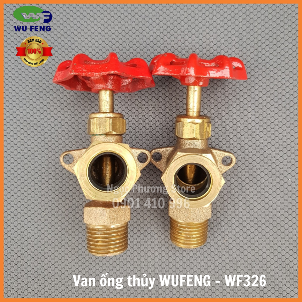 Van Ống Thủy WUFENG Dùng Đo Mức Chất Lỏng Trong Nồi Hơi, Bình Kín Hoặc Bình Chứa, Ren 21mm WF326