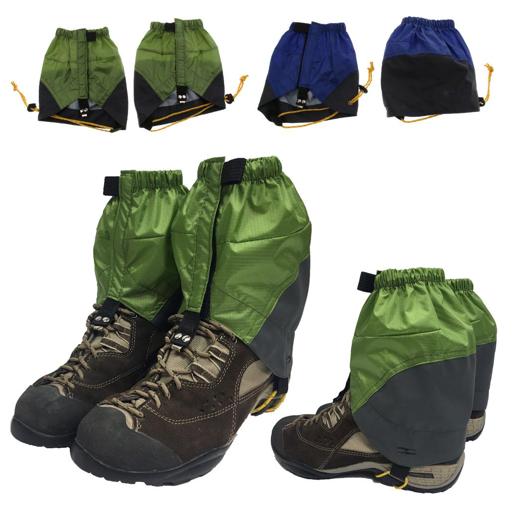 Outdoor Hiking Walking Climbing Hunting Snow Legging Leg Gaiters blue