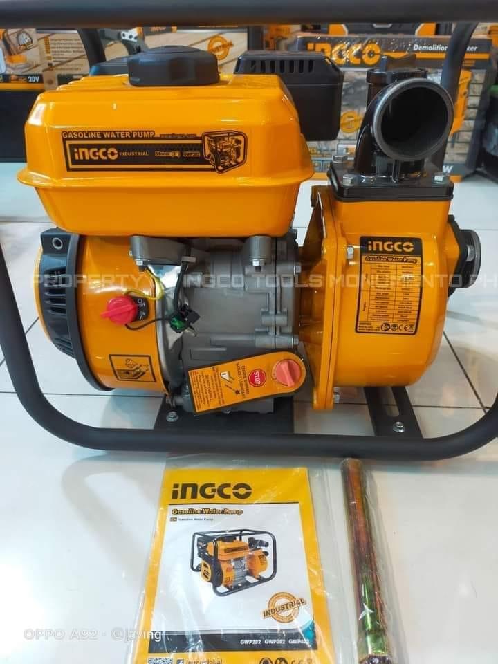 MÁY BƠM NƯỚC DÙNG XĂNG 7.0HP (550LÍT / PHÚT) INGCO GWP202- HÀNG CHÍNH HÃNG