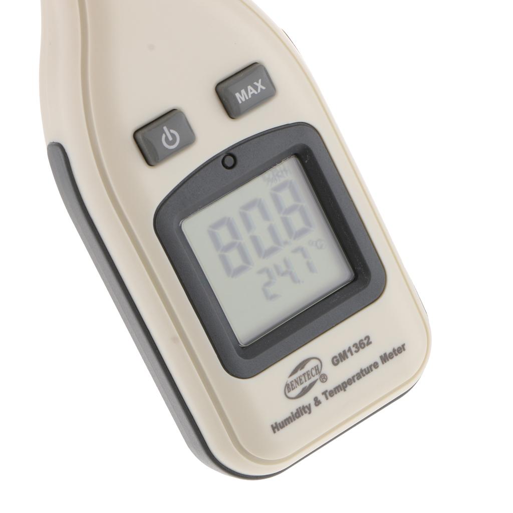 GM1362 Digital LCD Humidity Temperature Meter Gauge Thermometer Hygrometer