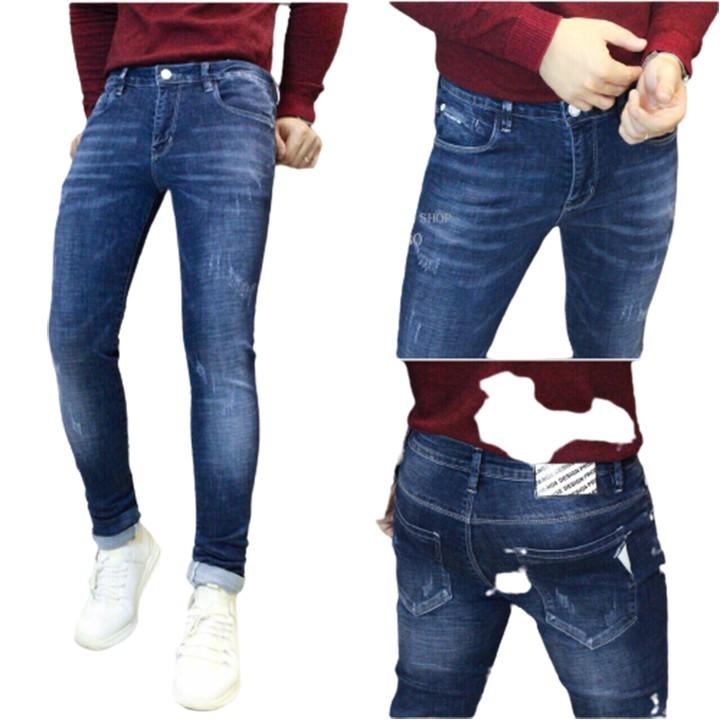 QUẦN JEAN NAM XƯỚC NHẸ DÁNG ÔM CHẤT JEAN CO GIÃN