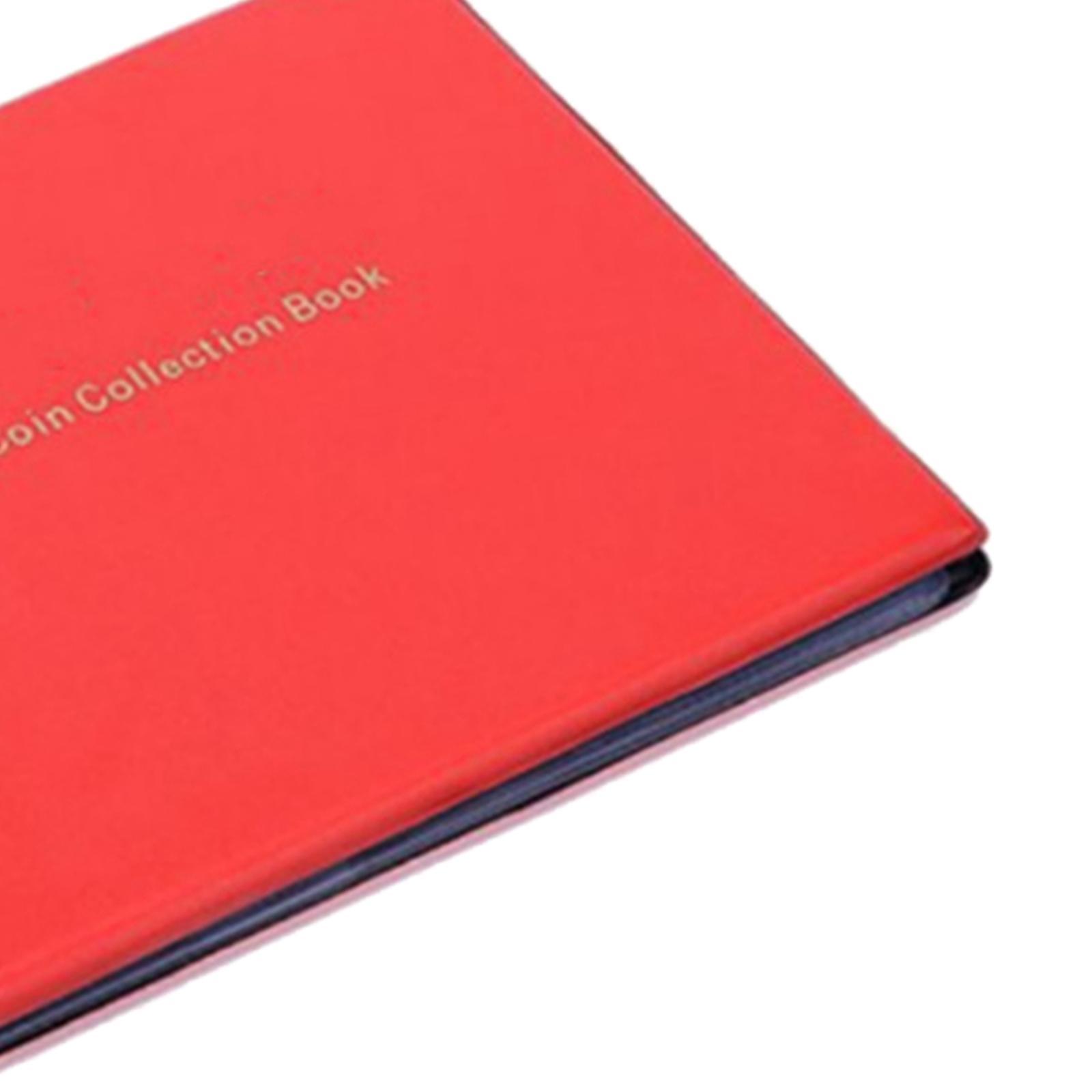 Album Book Album Book Sleeves Storage Sheets 10 Page Collectors Display Red