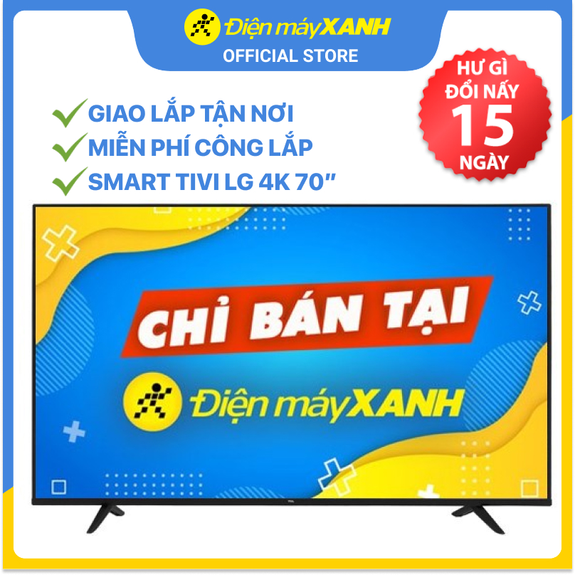 Android Tivi TCL 4K 65 inch 65P615 - Hàng chính hãng - Giao toàn quốc