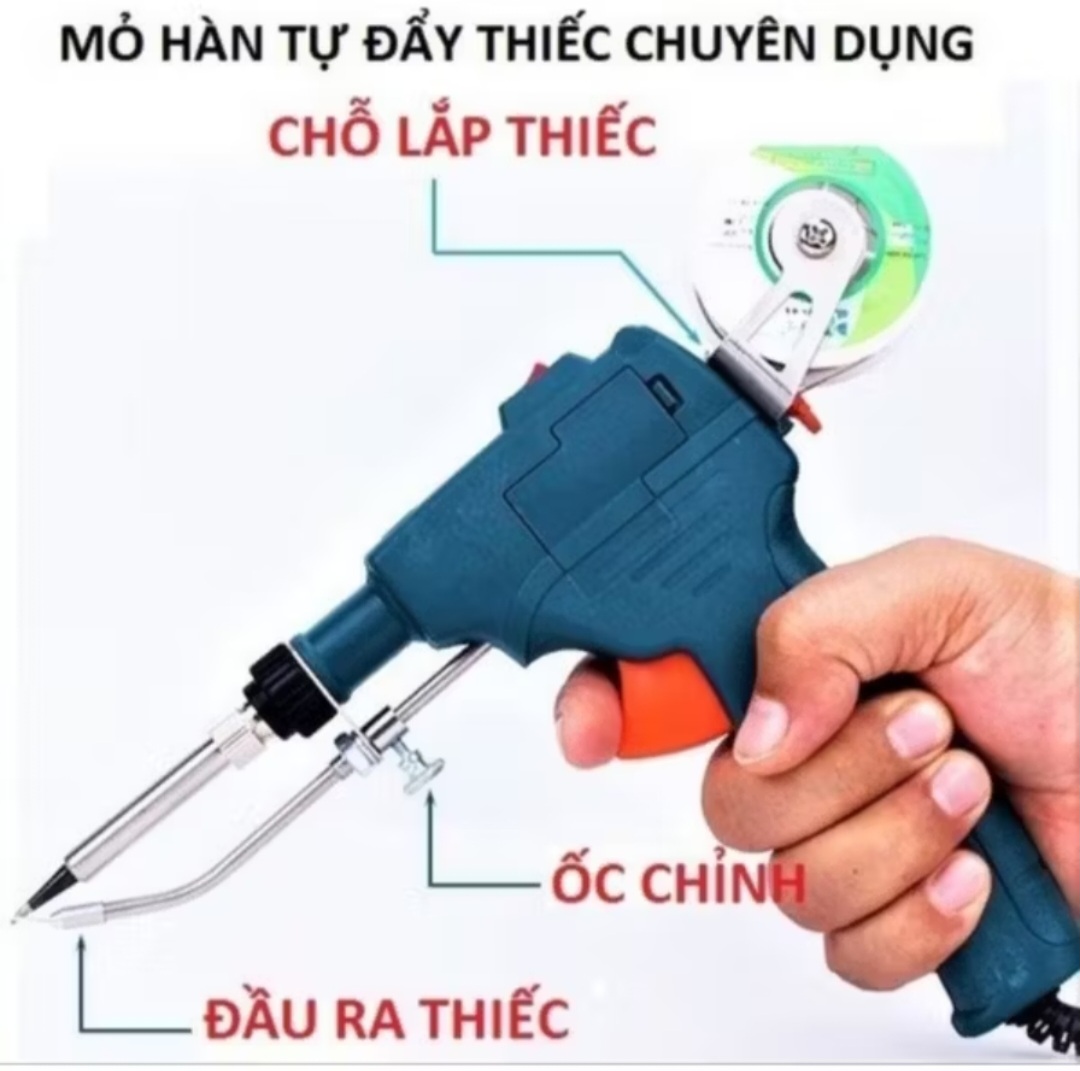 MÁY HÀN MỎ HÀN TỰ ĐỘNG ĐẨY THIẾC KHI HÀN THUẬN TIỆN CHO MỌI GIA ĐÌNH