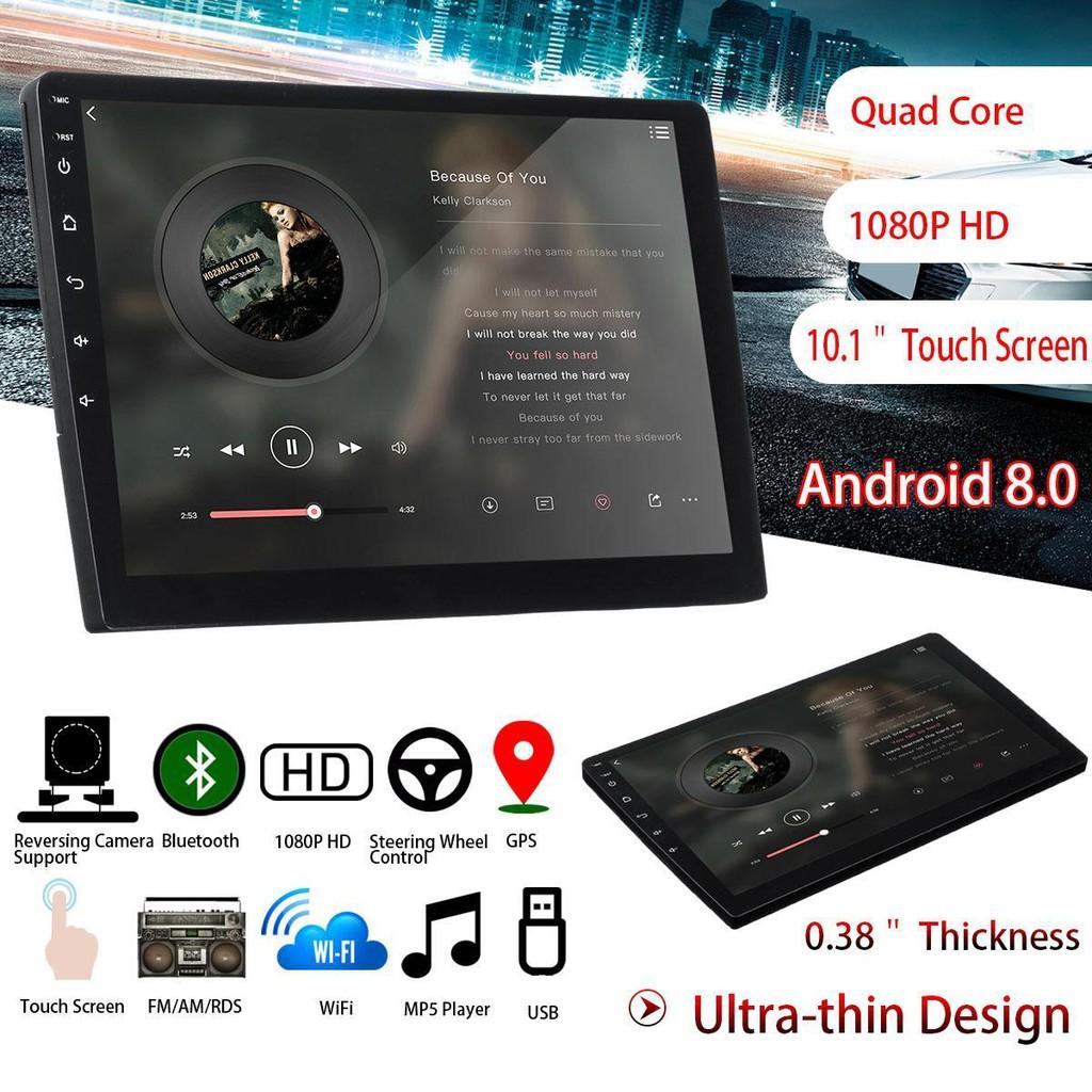 Màn Hình Android 10 inch Ram 2G Rom 32G lắp sim 4G phát WiFi Tích hợp GPS dẫn đường