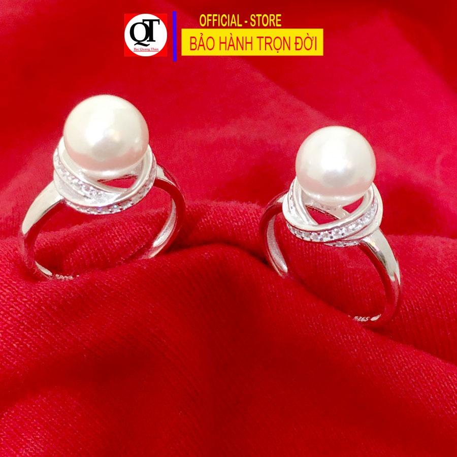 Nhẫn nữ bạc chất liệu bạc ta trang sức Bạc Quang Thản – QTNU64