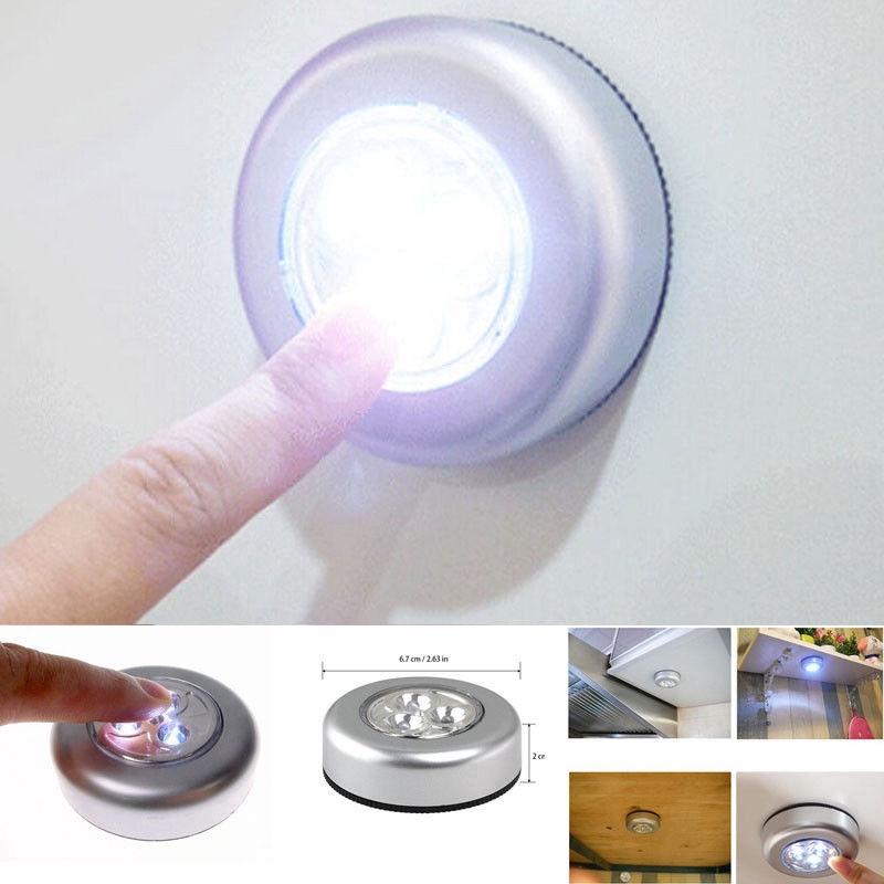 ĐÈN LED TRANG TRÍFREESHIPĐÈN LED DÁN TƯỜNG 3 BÓNG SIÊU SÁNG TIỆN LỢI