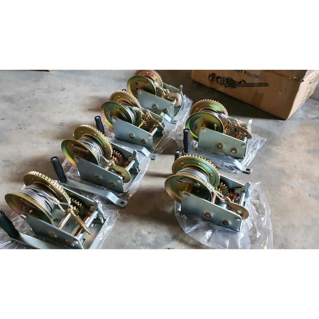 Tời Quay Tay 2000lbs Bánh Răng Đồng Tải Trọng 908 Kg, Cáp 10M