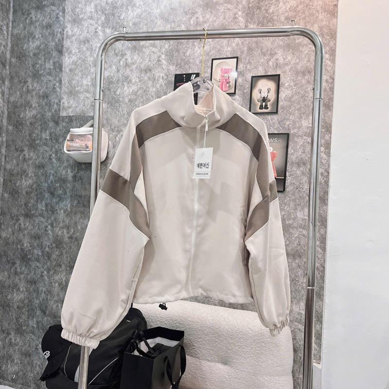 [LZ] Áo khoác da lộn phối dây rút cực chuẩn bao chất-A2200 - Màu nude