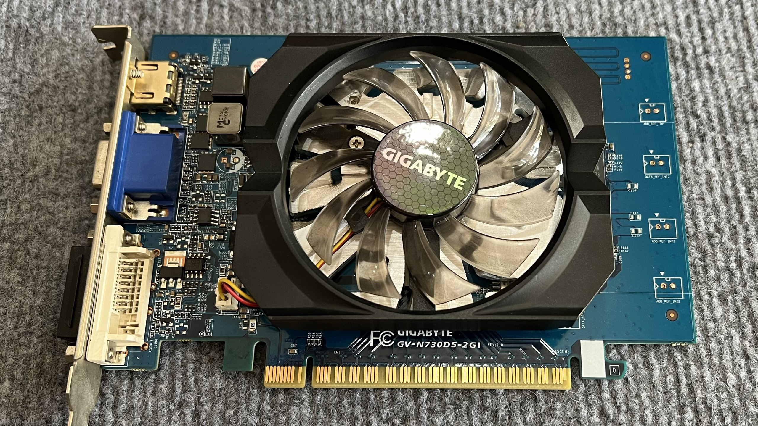 Card màn hình GIGABYTE GT730 2G DDR5 - Hàng Chính Hãng