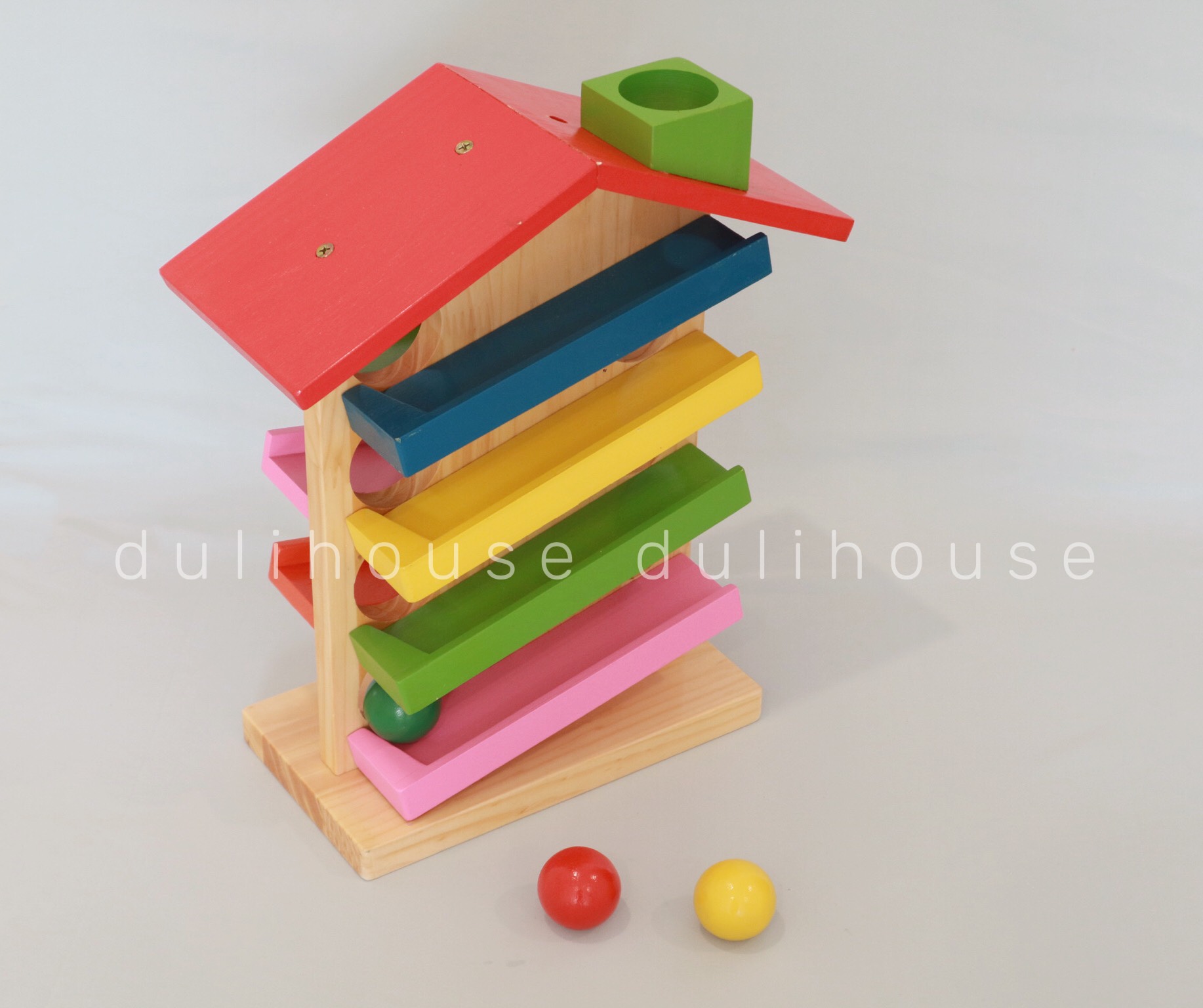 Đồ chơi gỗ Dulihouse Ngôi nhà thả bi cho bé