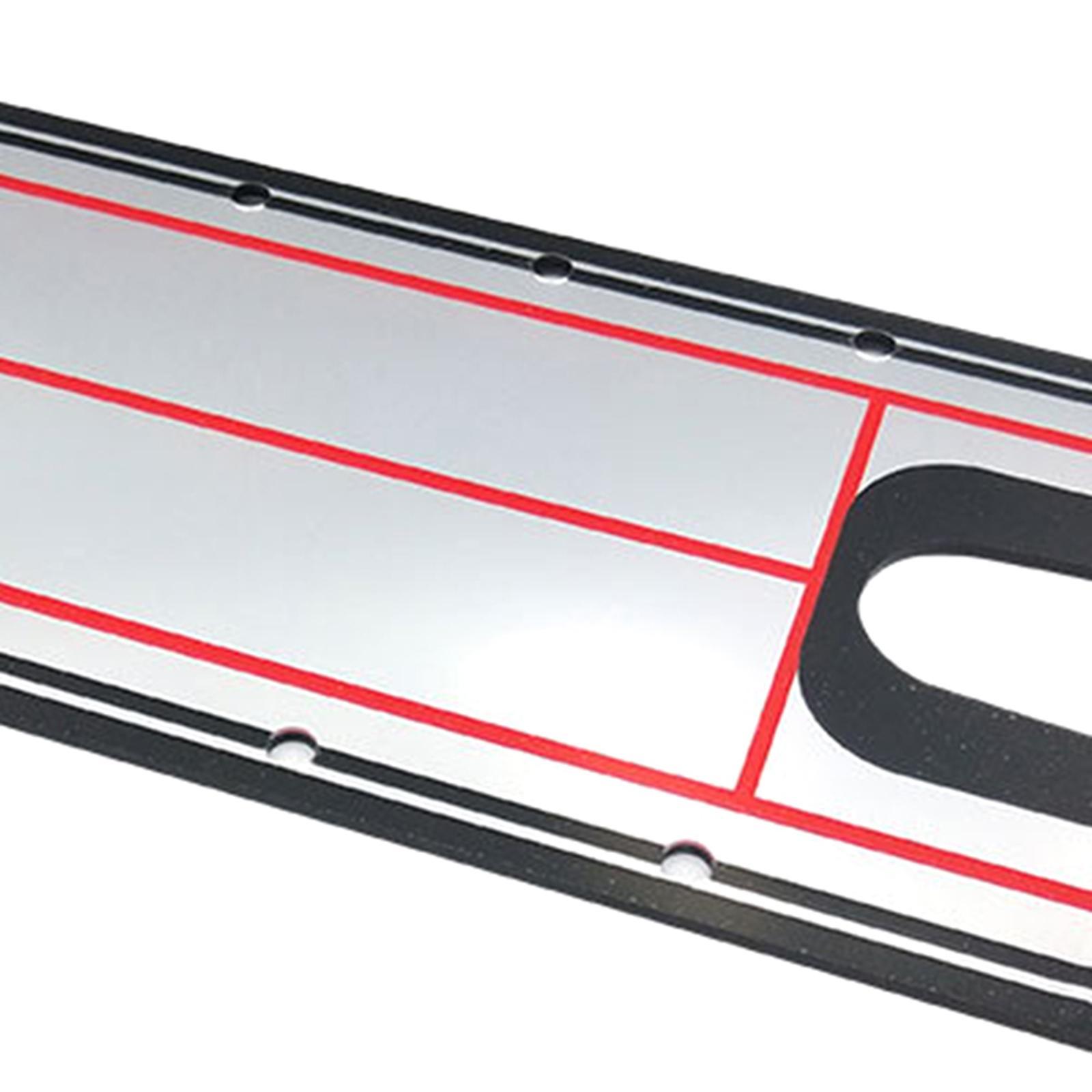 Golf Putting Alignment Mirror Golf Putting Practice Acrylic Golf Putting Trainer Golf Putting Training Aid for Indoor Outdoor