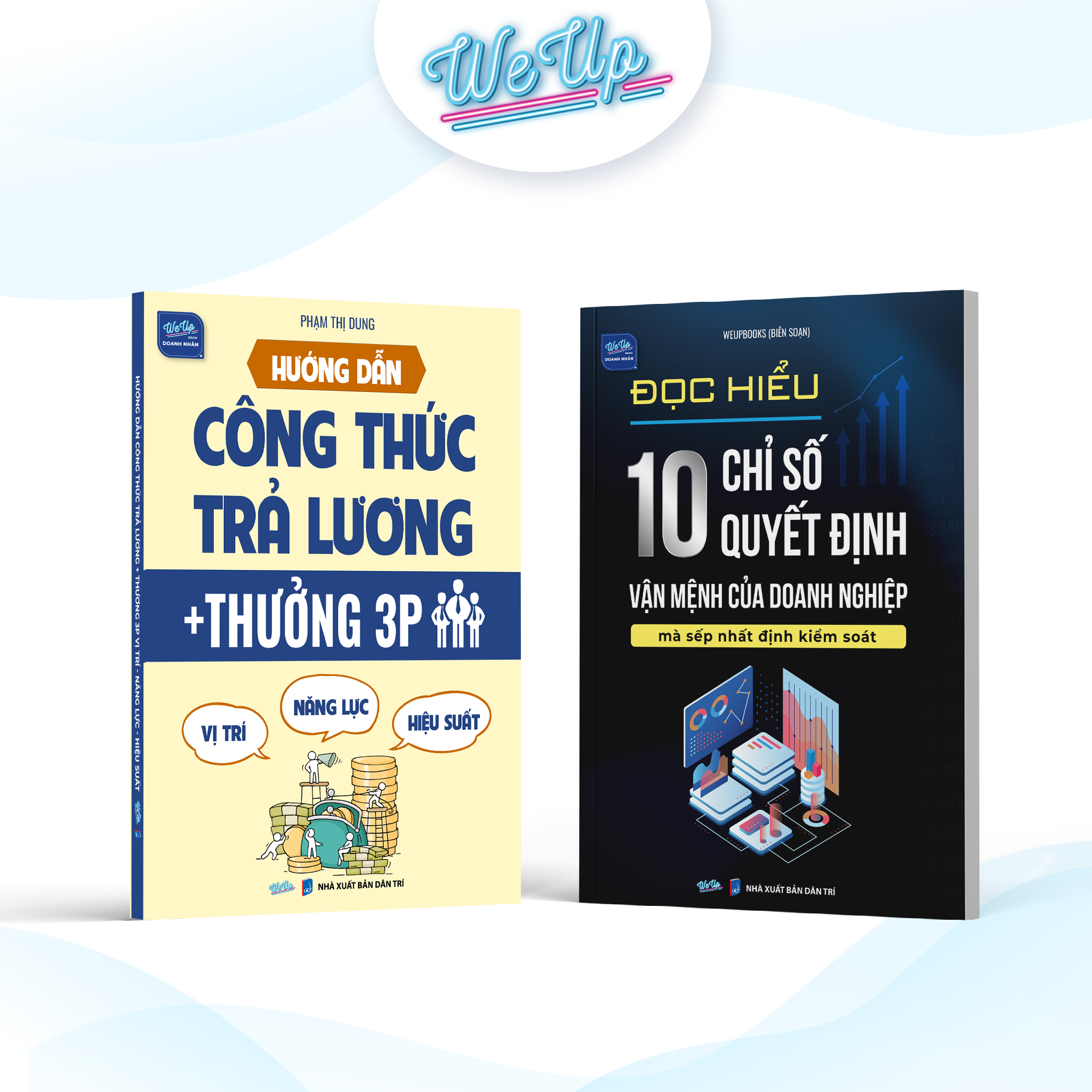 Combo Sách (Tặng EB + Sổ): Công thức trả lương 3P + Đọc hiểu 10 chỉ số 12 nguyên tắc + 50 câu tuyển dụng + Nhân chuỗi