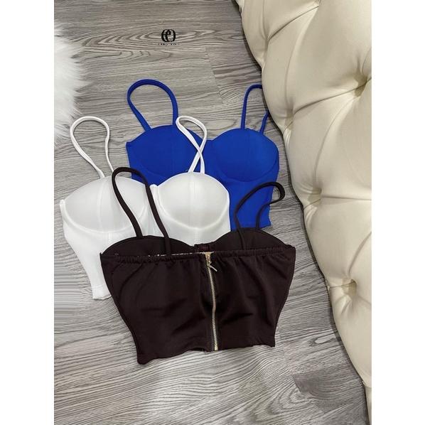 Áo Croptop,chân váy xòe ngắn,set EDNA OOTD