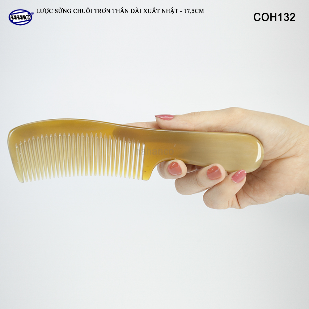 Lược sừng xuất Nhật COH133 - Mẫu lược trơn chuẩn đẹp - Chăm sóc tóc