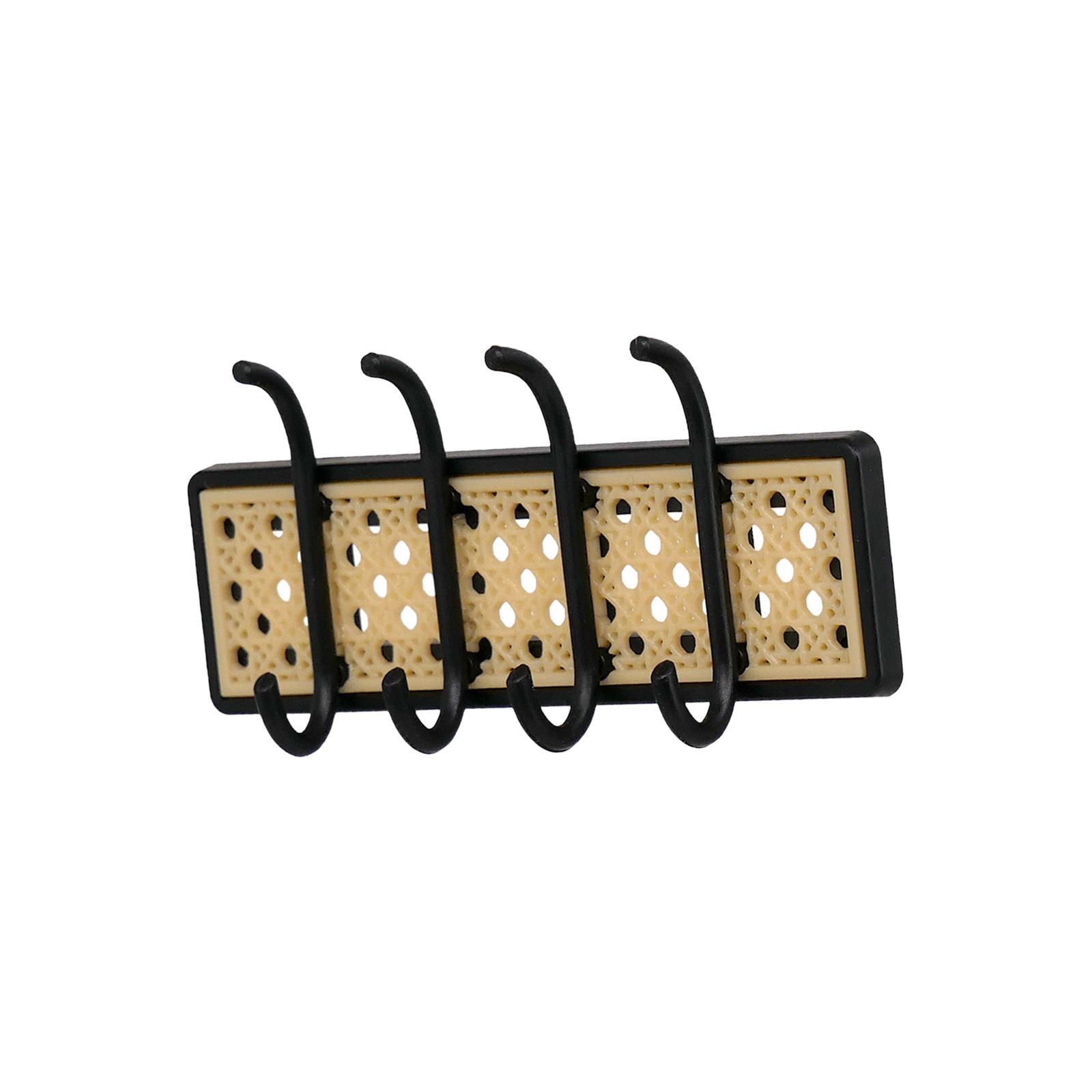 Dollhouse Coat Rack Coat Hanger Model Ornaments Black