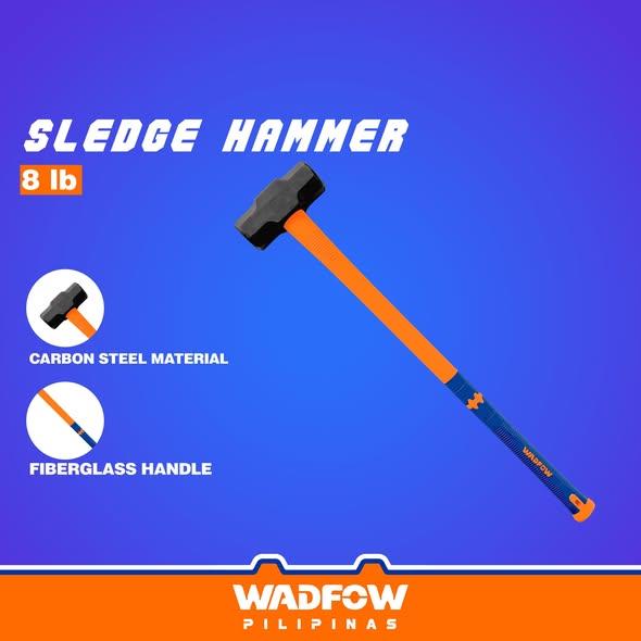 BÚA TẠ 8LB 900MM WADFOW WHM4308 - HÀNG CHÍNH HÃNG