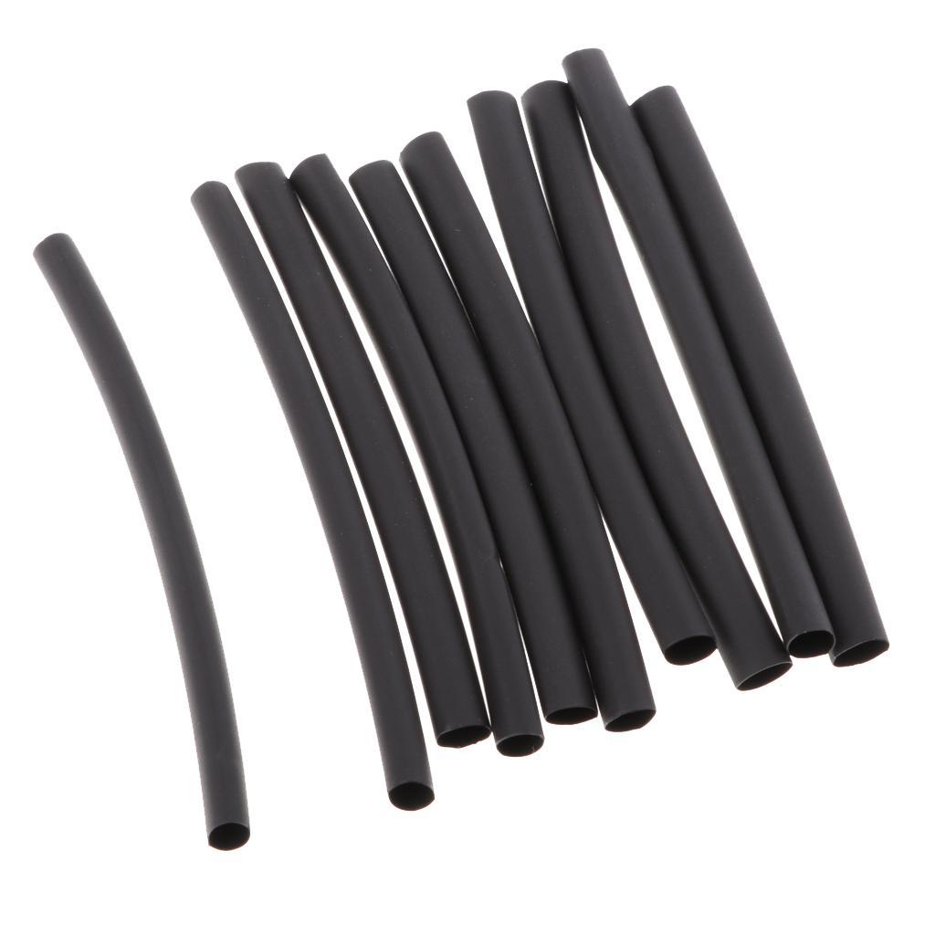 10 Pieces Heat Shrink Tubing Tube Sleeving Wrap Wire Cable Kit 4.5mm Black