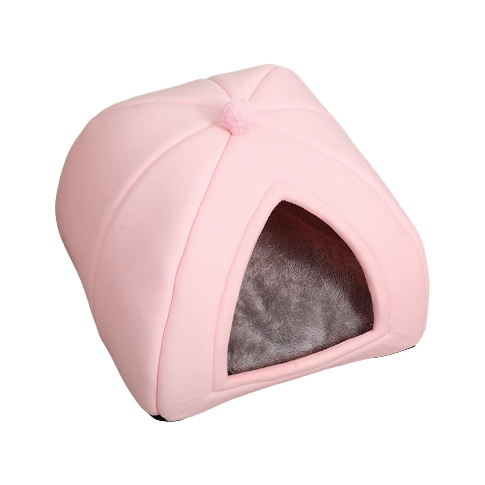 2Pcs Cat Warm House Dog Tent Sleeping Hut Cave