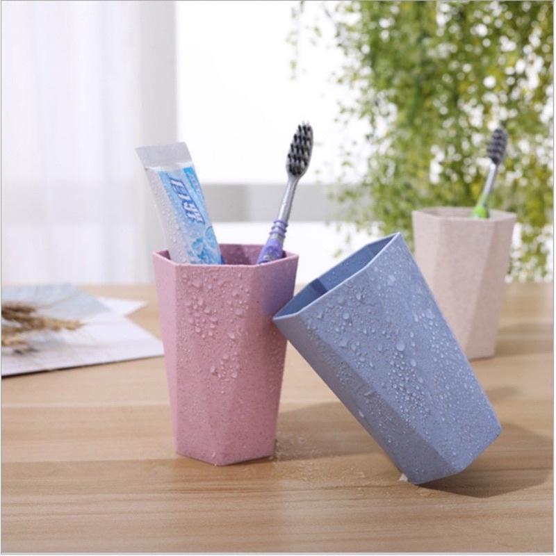Cốc Đánh Răng Chịu Nhiệt 300ml Kiểu Dáng Hiện Đại - Ly Uống Nước Lúa Mạch