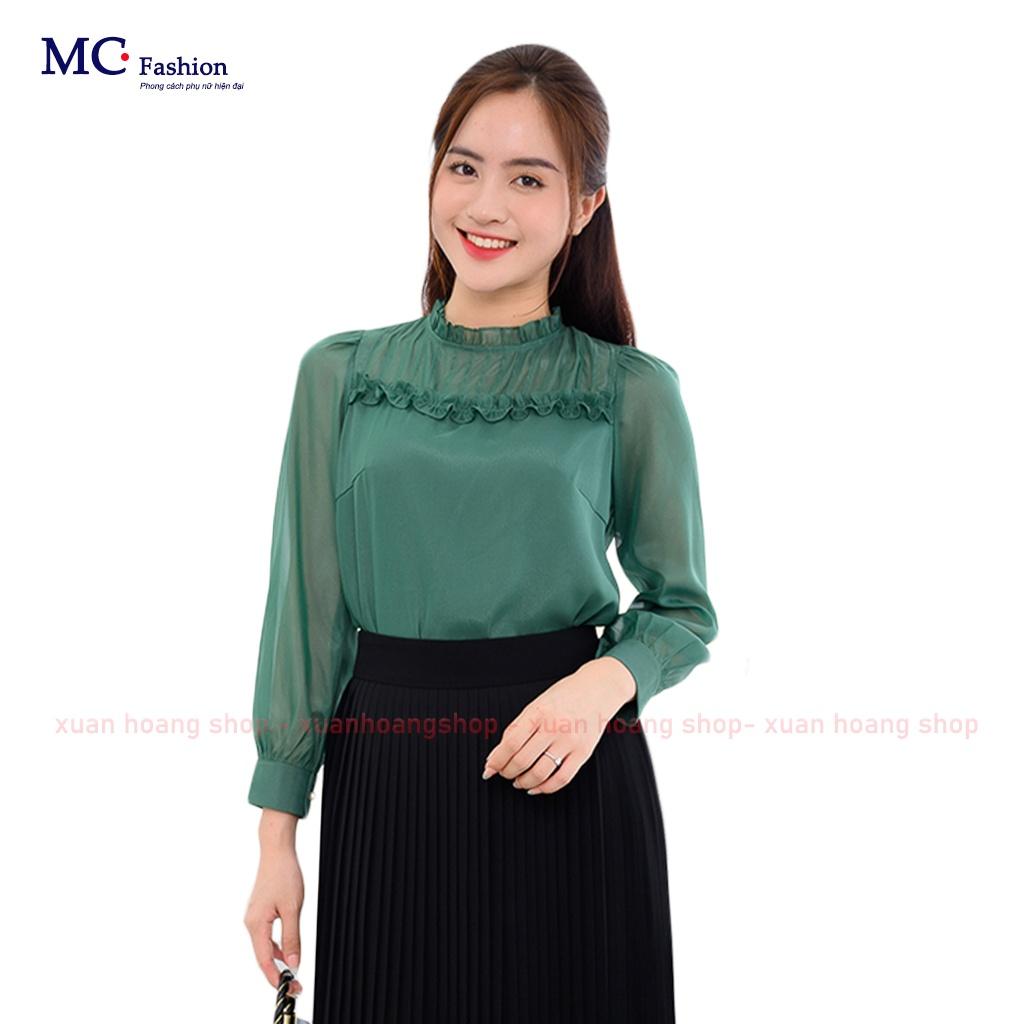 Áo Sơ Mi Công Sở Nữ Đẹp Tay Lỡ Mc Fashion Ta1132