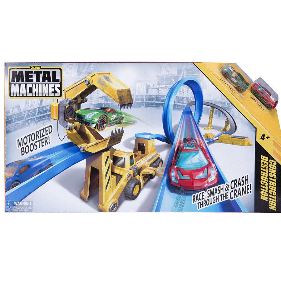 Bộ đồ chơi đường đua công trường thách thức Zuru Metal Machines