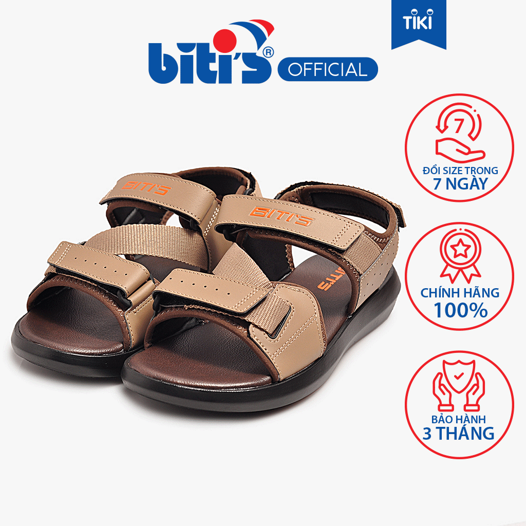 Sandal Si Cao Su Nam Biti's BPM000300NAU