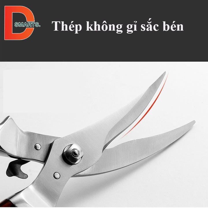 Kéo cắt gà Nhật Bản sắc bén chất liệu inox cắt gọn mọi loại đồ ăn