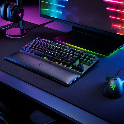 Tấm kê tay bàn phím Razer Ergonomic Wrist Rest for Tenkeyless Keyboards RC21-01710100-R3M1 - Hàng chính hãng