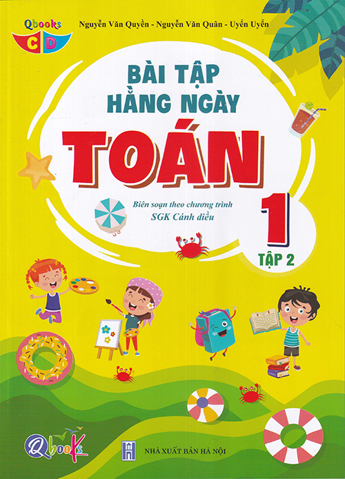 Sách - Bài tập hằng ngày Toán 1 tập 2 (Biên soạn theo chương trình sgk Cánh diều)