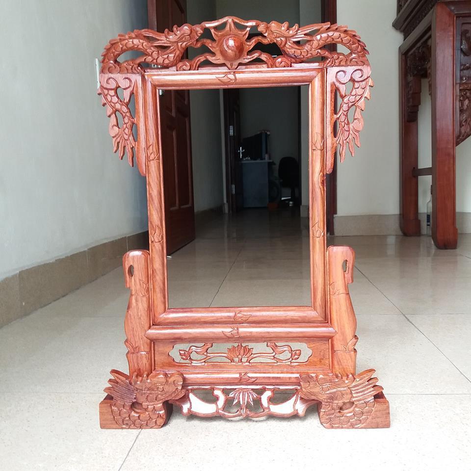 Khung ảnh thờ cúng gỗ hương kích thước ảnh 20cmx30cm