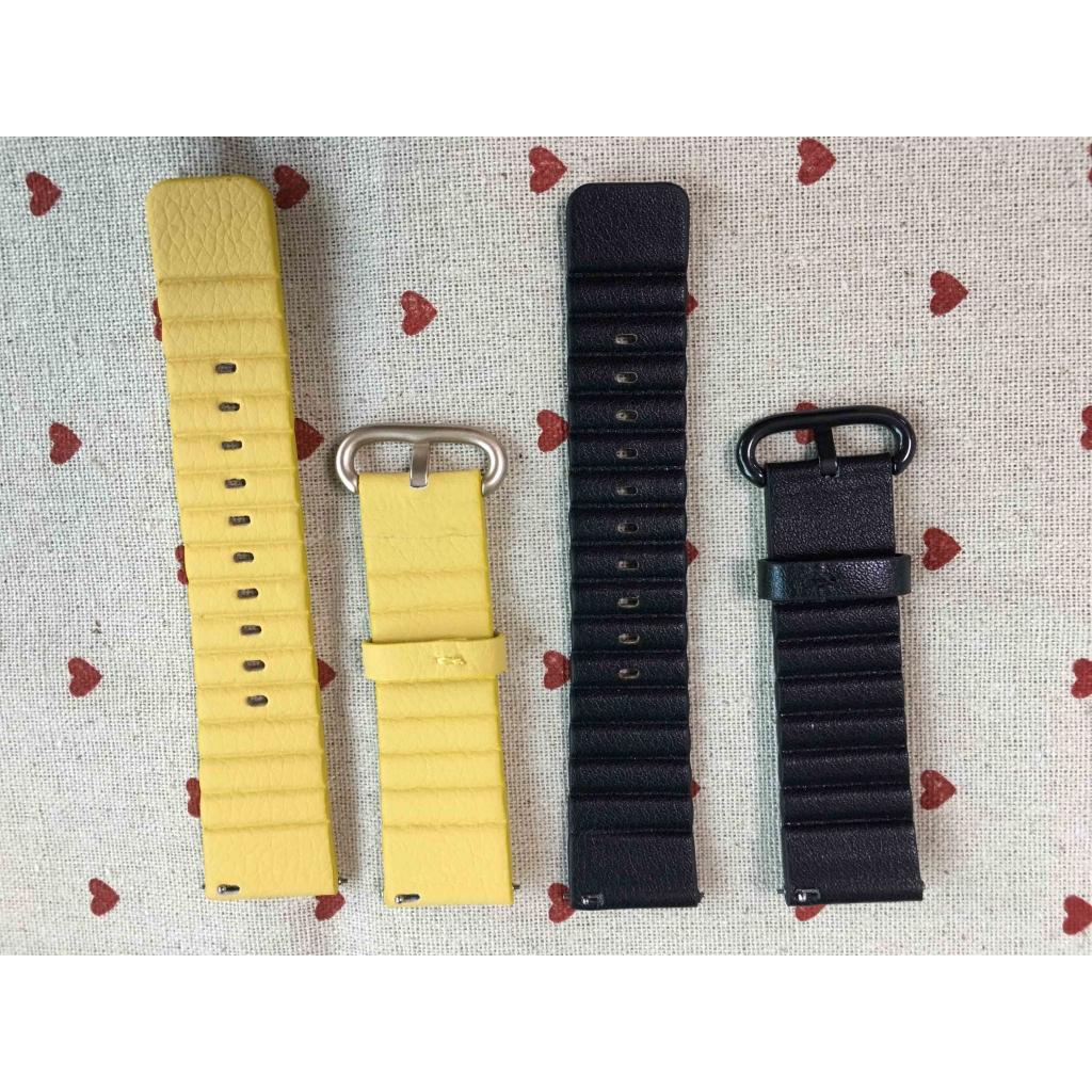 Dây Đeo Bằng Da Bò Cho Đồng Hồ Thông Minh Ticwatch Pro E2 S2 GTX