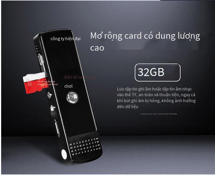 Đảm bảo chất lượng Bút ghi âm Hyundai E666 Hàn Quốc 16G HD giảm tiếng ồn sinh viên văn phòng doanh nghiệp trình phát ghi âm một cú nhấp chuột