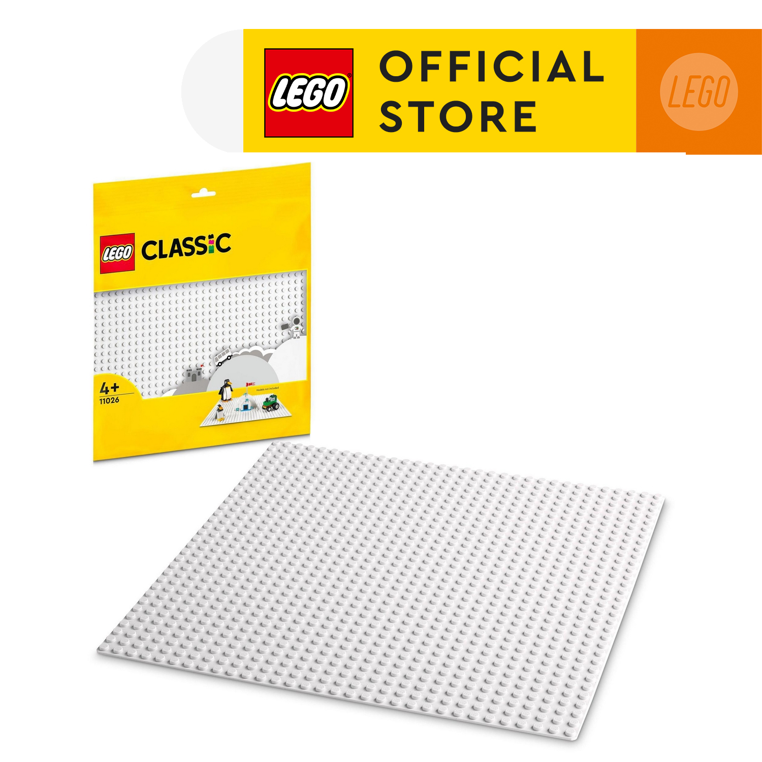 LEGO Classic 11026 Đế Lắp Ráp Màu Trắng (1 chi tiết)