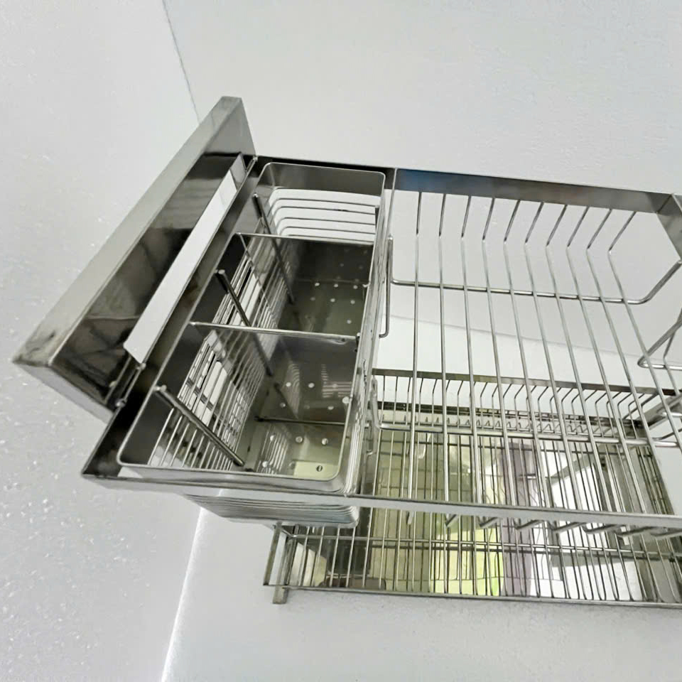 Kệ Chén Đa Năng Kibath Để Bàn Có Khay Hứng Nước KB-966