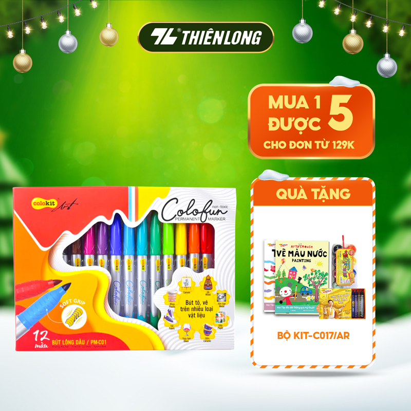 Bút lông dầu mỹ thuật Thiên Long Colokit PM-C01