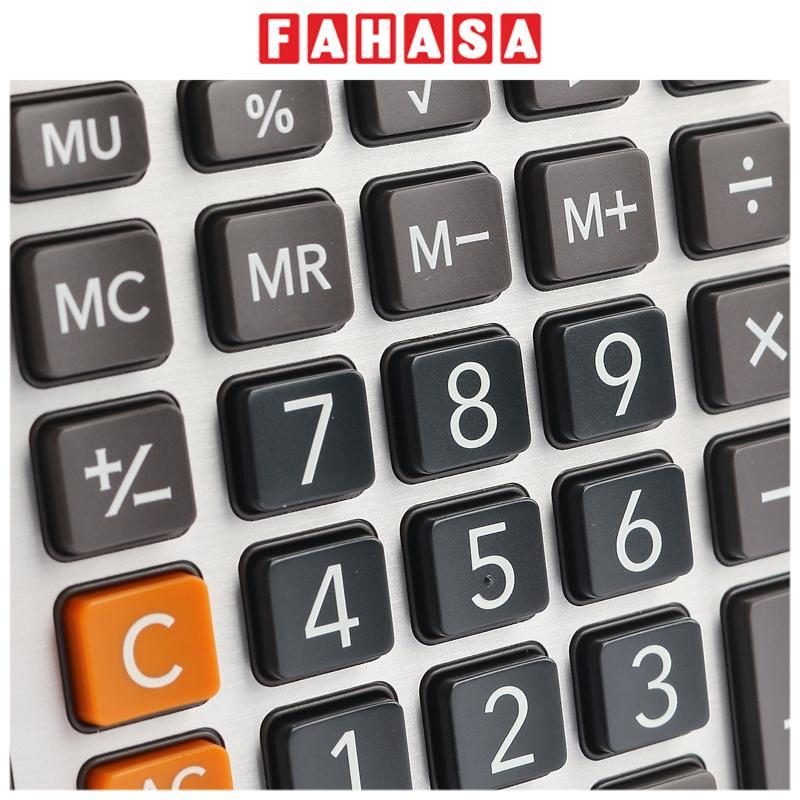 Máy Tính Văn Phòng Casio AX - 120B - W-DC - Kèm Quà Chất