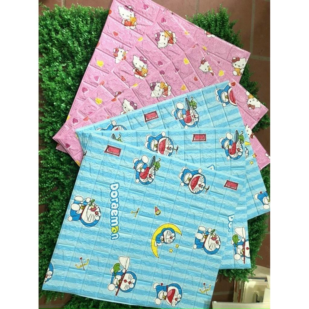 Xốp Dán Tường 3D hình thú trẻ em 70x70 combo 10 tấm