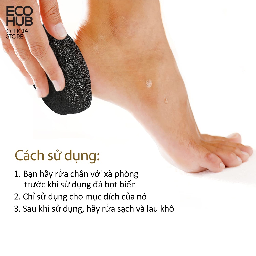 Đá tắm ECOHUB tẩy da chết, massage cơ thể