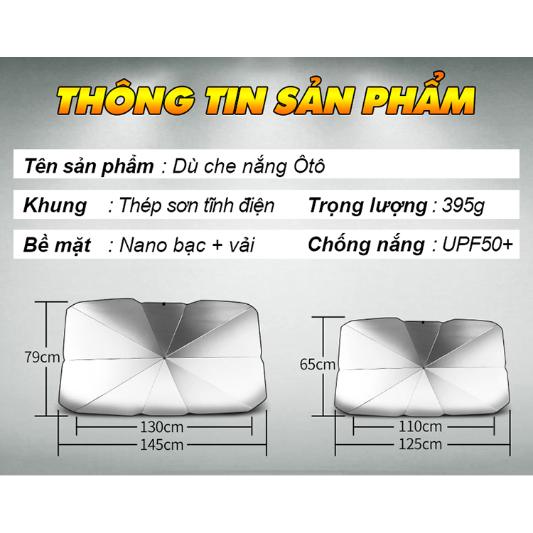 Tấm chắn che nắng Ô TÔ Xe Hơi - Phụ kiện chắn tia UV bảo vệ xe - Dù che nắng - Tấm hắt nắng chụp hình Mẫu mới 2024