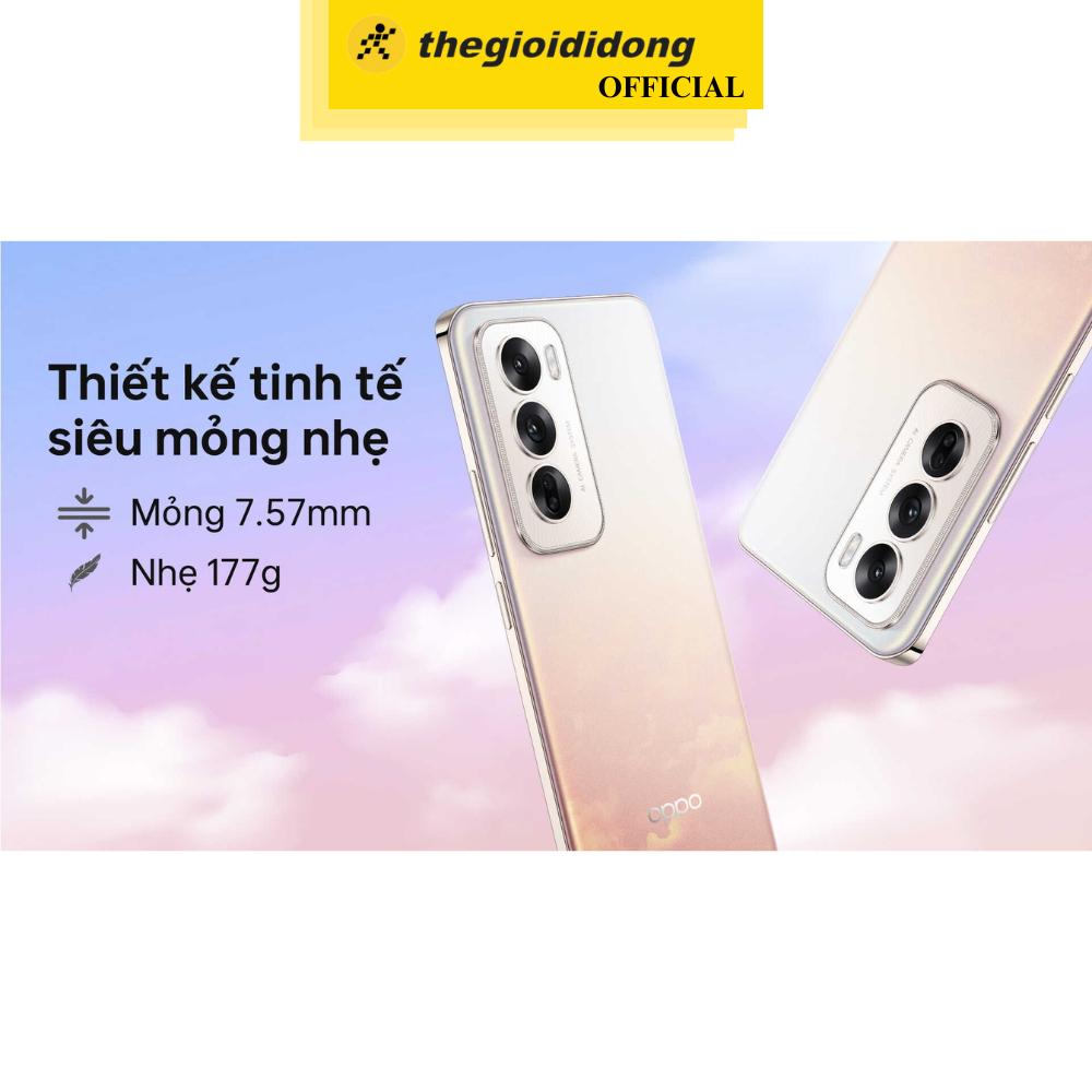 Điện thoại OPPO Reno 12 5G 12GB/256GB Hồng - Hàng Chính Hãng