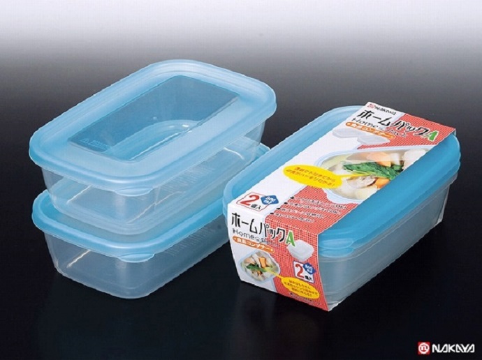 Bộ 2 hộp đựng bảo quản nắp mềm dung tích 800ml - Hàng nội địa Nhật Bản.