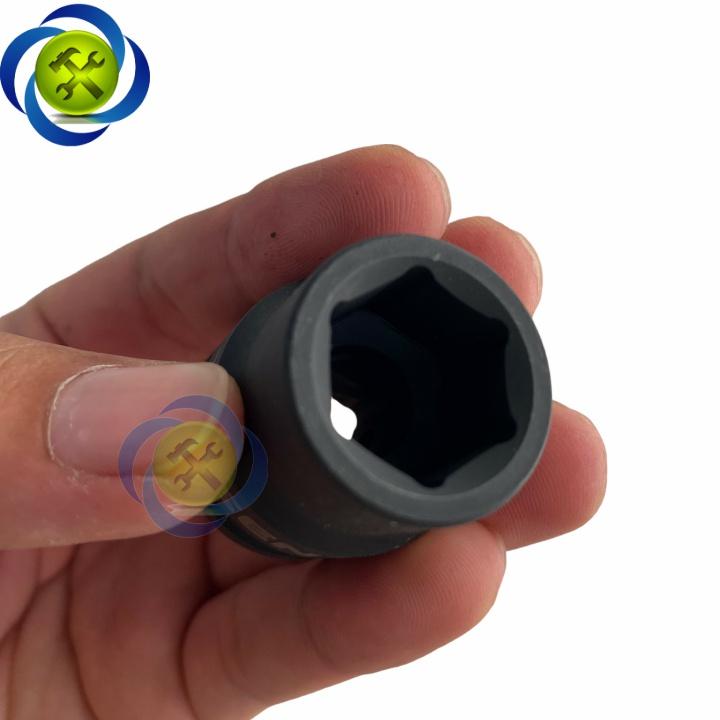 Tuýp 17mm 1/2 đen ngắn Tolsen 18217 loại 6 cạnh thép CR-MO